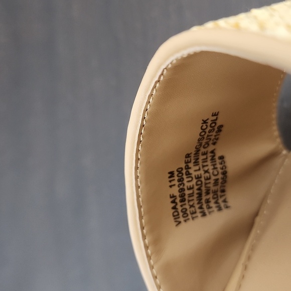 NEW Wild Pair Vidaa Ankle-Strap Patchwork Pl Natural Raffia 11 - Picture 6 of 9